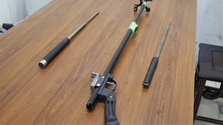 Hung khí được các đối tượng sử dụng để đi trộm, cướp.