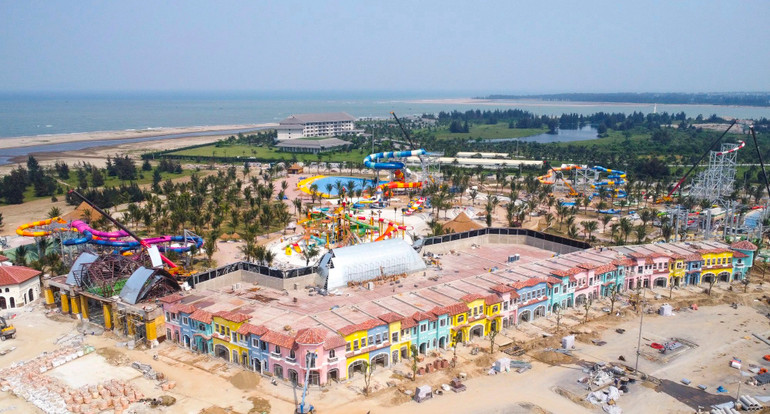 Dự án VinWonders Cửa Hội dự kiến đi vào hoạt động từ đầu tháng 6 tới đây.