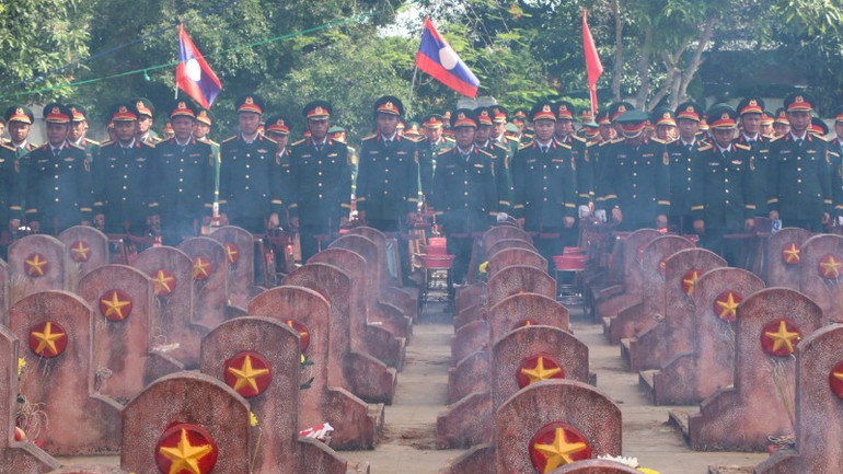 Mùa khô 2024-2025, Đội quy tập hài cốt liệt sĩ, Bộ Chỉ huy Quân sự tỉnh Nghệ An đã tìm kiếm, cất bốc được 76 hài cốt liệt sĩ và chuyên gia Việt Nam hy sinh trên đất bạn Lào.