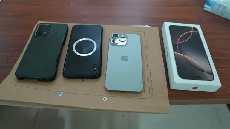 Tang vật bị lực lượng chức năng thu giữ. (Ảnh: Công an tỉnh Nghệ An)