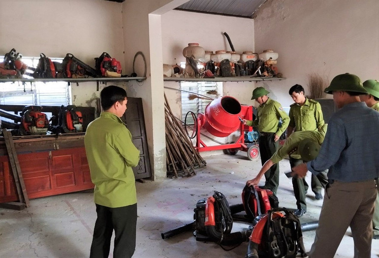 Việc bố trí đầy đủ phương tiện, thiết bị đóng vai trò hết sức quan trọng trong công tác phòng cháy, chữa cháy rừng.