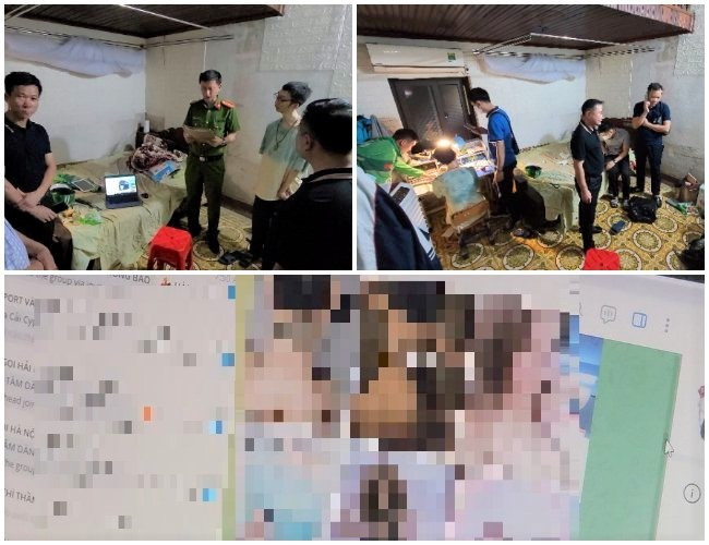 Cơ quan chức năng khám xét nơi ở của Nguyễn Đức Vinh, thu giữ nhiều tài liệu có liên quan.