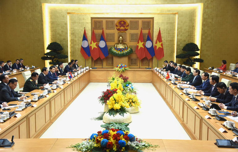 Quang cảnh buổi hội đàm.