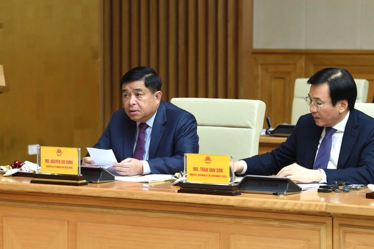 Bộ trưởng Kế hoạch và Đầu tư Việt Nam Nguyễn Chí Dũng phát biểu ý kiến tại Tọa đàm.