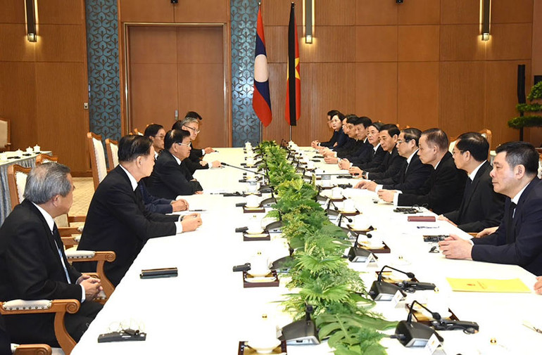 Quang cảnh cuộc tiếp.