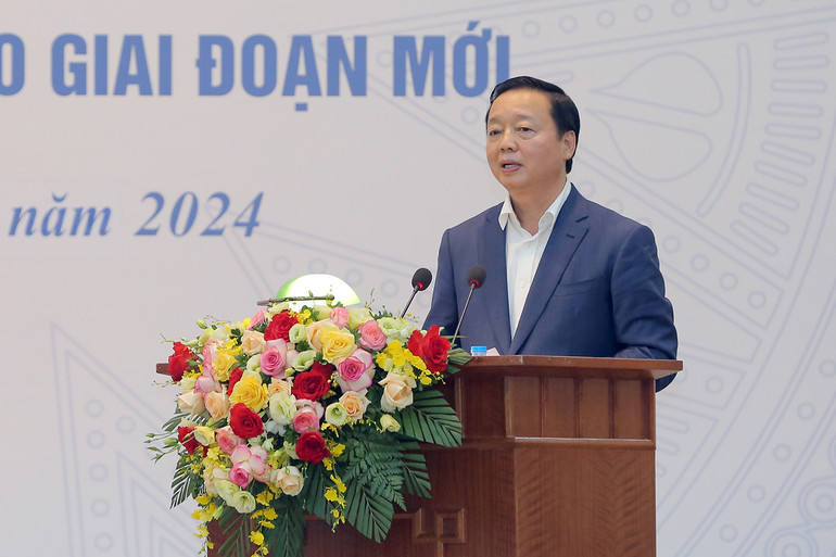 : Phó Thủ tướng Chính phủ Trần Hồng Hà phát biểu tại Hội nghị.