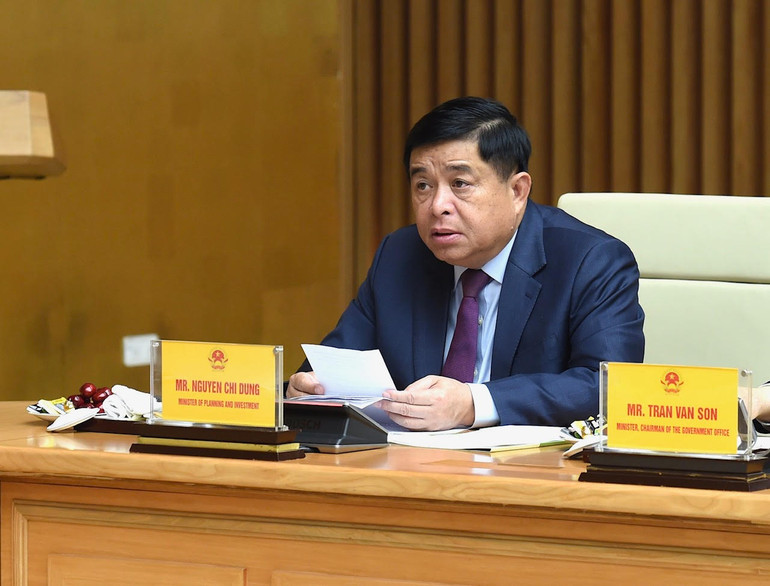 Bộ trưởng Kế hoạch và Đầu tư Nguyễn Chí Dũng phát biểu. Bộ trưởng Kế hoạch và Đầu tư Nguyễn Chí Dũng phát biểu.