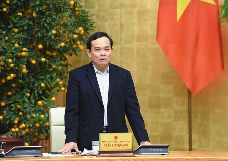 Phó Thủ tướng Trần Lưu Quang phát biểu. Phó Thủ tướng Trần Lưu Quang phát biểu.