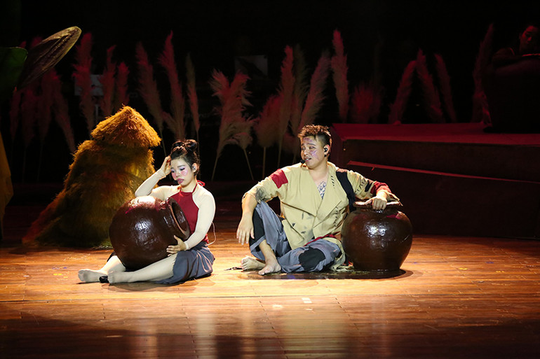 Cảnh trong "Giấc mơ Chí phèo".