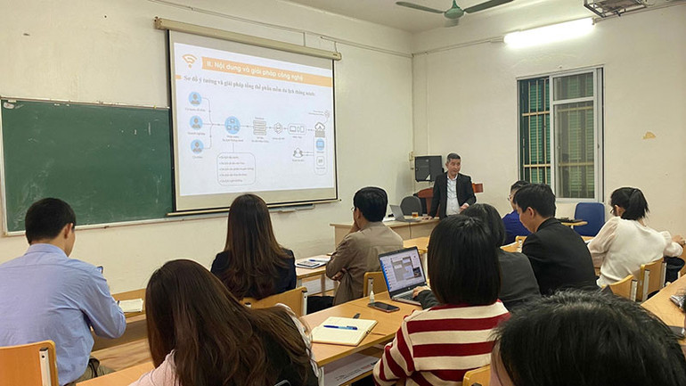 Công ty Cổ phần IGB tập huấn giải pháp tổng thể phần mềm du lịch thông minh cho cán bộ, giảng viên Khoa Du lịch và Ngoại ngữ, Học viện Nông nghiệp Việt Nam.