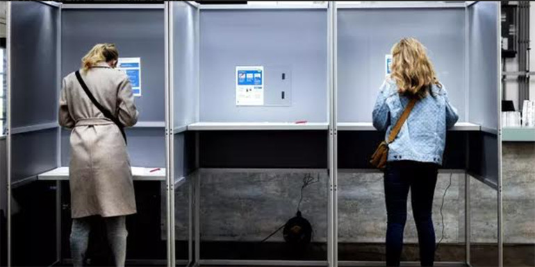 Một điểm bầu cử ở Hà Lan. (Ảnh: Europe 1) Một điểm bầu cử ở Hà Lan. (Ảnh: Europe 1)