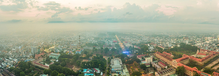 Toàn cảnh đô thị Long Khánh.