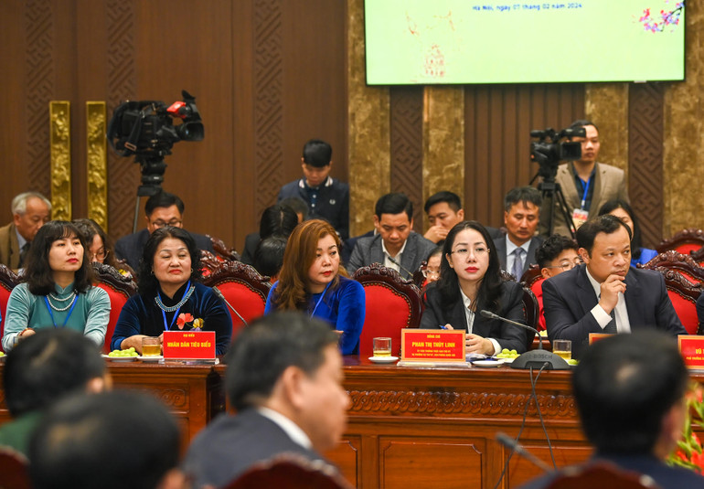 Các đại biểu tham dự hội nghị. (Ảnh: DUY LINH)