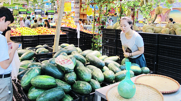 Xuất khẩu rau quả có thể mang về hơn 5,5 tỷ USD trong năm 2023. Ảnh: NAM ANH