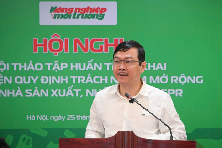 Tổng Biên tập Báo Nông nghiệp và Môi trường Nguyễn Ngọc Thạch cho biết, EPR là một chính sách quan trọng, được nhiều quốc gia trên thế giới áp dụng trong quản lý rác thải.