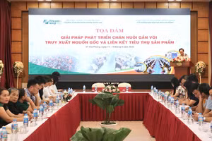 Quang cảnh tọa đàm. (Ảnh: HOÀNG NGỌC)