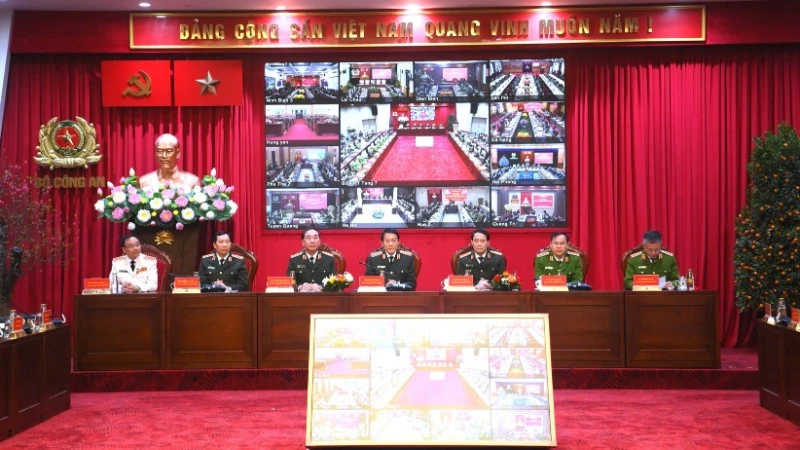 Bộ trưởng Công an Lương Tam Quang chủ trì hội nghị giao ban đầu Xuân 2026