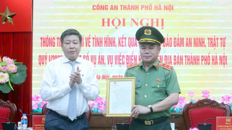 Công an Hà Nội báo cáo kết quả ấn tượng trong quý I-2026: Tội phạm giảm mạnh
