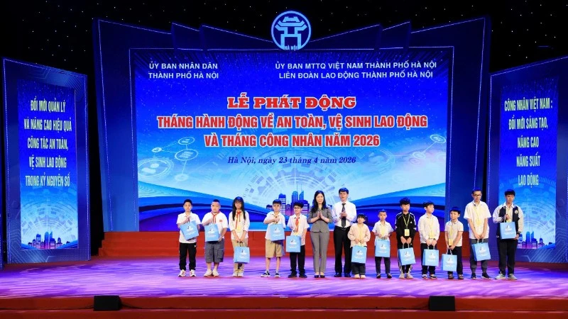 Hà Nội phát động Tháng hành động an toàn lao động và Tháng Công nhân 2026