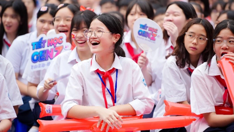 Chương trình 'Bản lĩnh Gen Z' tiếp cận hơn 1,3 triệu học sinh Hà Nội