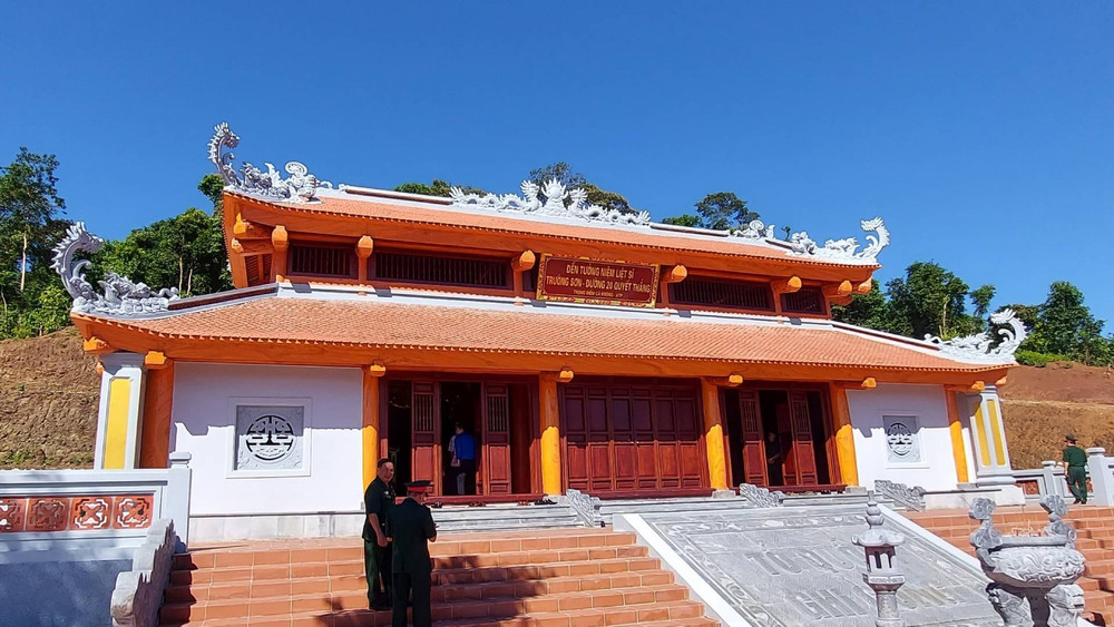 Đền tưởng niệm liệt sĩ Trường Sơn đường 20 Quyết thắng, trọng điểm Cà Roòng-ATP. a5.jpg