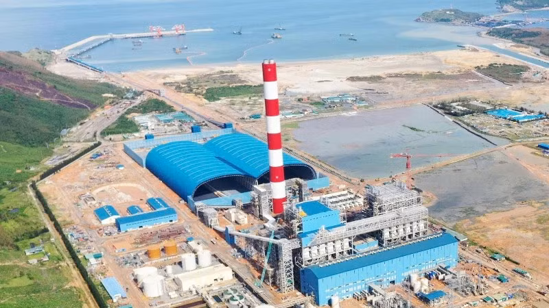 Toàn cảnh Nhà máy Nhiệt điện Quảng Trạch I.