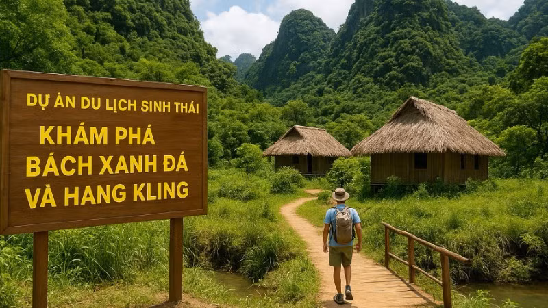 Với sản phẩm du lịch sinh thái “Khám phá Bách xanh đá và hang Kling”, lần đầu tiên, du khách được tham quan quần thể Bách xanh đá hàng trăm năm tuổi ở Vườn quốc gia Phong Nha-Kẻ Bàng.