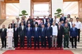 Thủ tướng Phạm Minh Chính và các đại biểu tham dự Lễ công bố thành lập Ủy ban Quốc gia APEC 2027.