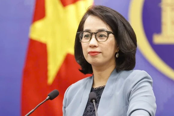 Người phát ngôn Bộ Ngoại giao Phạm Thu Hằng. (Ảnh: Bộ Ngoại giao)