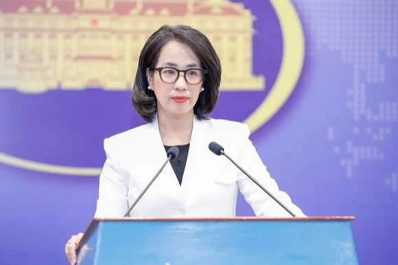 Người phát ngôn Bộ Ngoại giao Việt Nam Phạm Thu Hằng. (Ảnh: Bộ Ngoại giao Việt Nam)