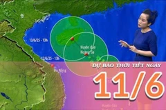 [Video] Dự báo thời tiết ngày 11/6/2025: Áp thấp nhiệt đới mạnh lên thành bão