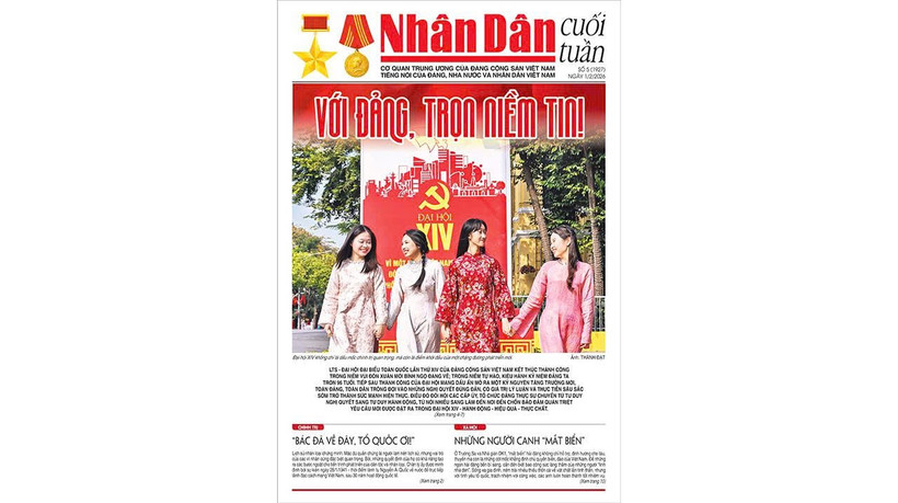 Đón đọc Nhân Dân cuối tuần số 5/2026 (Phát hành từ ngày 30/1/2026)