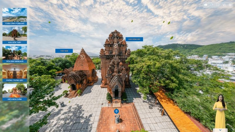 Thánh địa Mỹ Sơn (Quảng Nam) được số hoá bằng công nghệ thực tế ảo. 