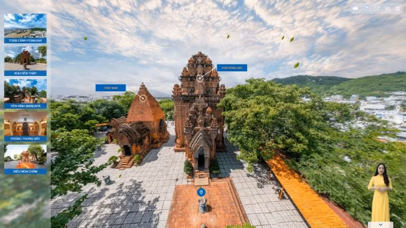 Thánh địa Mỹ Sơn (Quảng Nam) được số hoá bằng công nghệ thực tế ảo. 