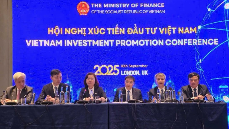 Bộ Tài chính đã tổ chức thành công Hội nghị xúc tiến đầu tư tại Vương quốc Anh. (Ảnh: BTC)