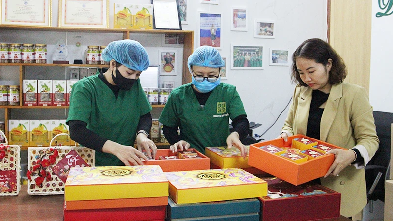 Những mẫu quà Tết của Đô 37 đã có đơn đặt hàng.