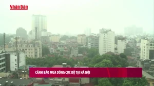 [Video] Cảnh báo mưa dông cục bộ tại Hà Nội