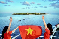 Đảo Song Tử Tây. (Ảnh: Thân Tình)