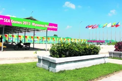 Bên trong làng vận động viên Nay Pyi Taw.