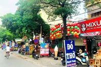 Thí điểm điều chỉnh tổ chức giao thông trên tuyến đường Phan Trọng Tuệ. (Ảnh: HOÀNG HÀ)