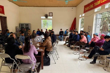 Toàn cảnh tại buổi tuyên truyền tại phường Kỳ Lừa (Lạng Sơn).