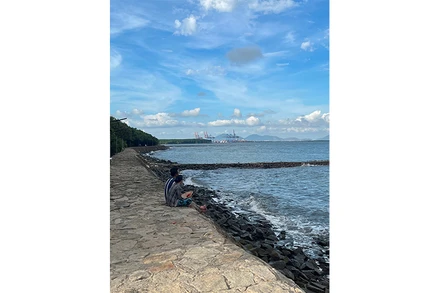 Một khung cảnh tưởng chỉ còn có thể gặp trong những thước phim xưa cũ. 