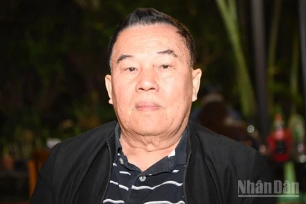 Ông Nguyễn Văn Hòa, kiều bào tại tỉnh Pathum Thani. (Ảnh: XUÂN SƠN)