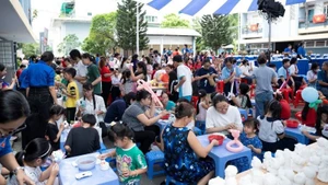 Quang cảnh Ngày hội "Lan tỏa yêu thương" 2025. (Ảnh: PV)