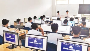 Học sinh tham gia Hội thi Tin học trẻ Thành phố Hồ Chí Minh năm 2025.