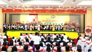 Ban chấp hành Đảng bộ xã Đại Lộc khóa I (nhiệm kỳ 2025-2030) ra mắt Đại hội. (Ảnh: ĐÌNH TĂNG)