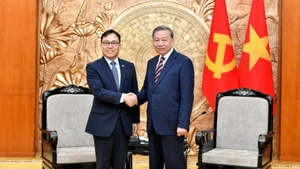 Tổng Bí thư Tô Lâm tiếp Đại sứ đặc mệnh toàn quyền Hàn Quốc tại Việt Nam Choi Young Sam.