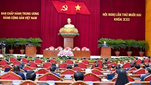 Tổng Bí thư Tô Lâm phát biểu bế mạc Hội nghị.