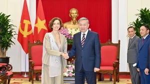 Tổng Bí thư Tô Lâm tiếp Tổng Giám đốc UNESCO Audrey Azoulay.