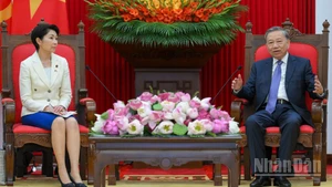 Tổng Bí thư Tô Lâm tiếp bà Obuchi Yuko, Hạ nghị sĩ, Chủ tịch Liên minh Nghị sĩ hữu nghị Nhật Bản-Việt Nam.